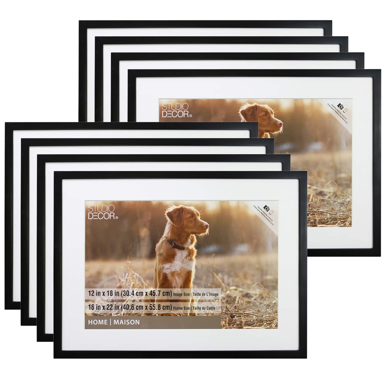 8 Pack: Home Black Tyler Frame by Studio Décor®